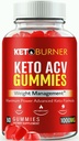 Keto Burner Advanced ACV Gummies, Maximum Strength Weight Loss Gummy 60ct