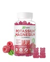 Noavii Magnesium Potassium Supplement Gummies Raspberry 90ct 12/2025 U1
