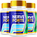 (3 Pack) Nerve Forte Pills - Nerve Health & Cognitive Support Supplement 180ct