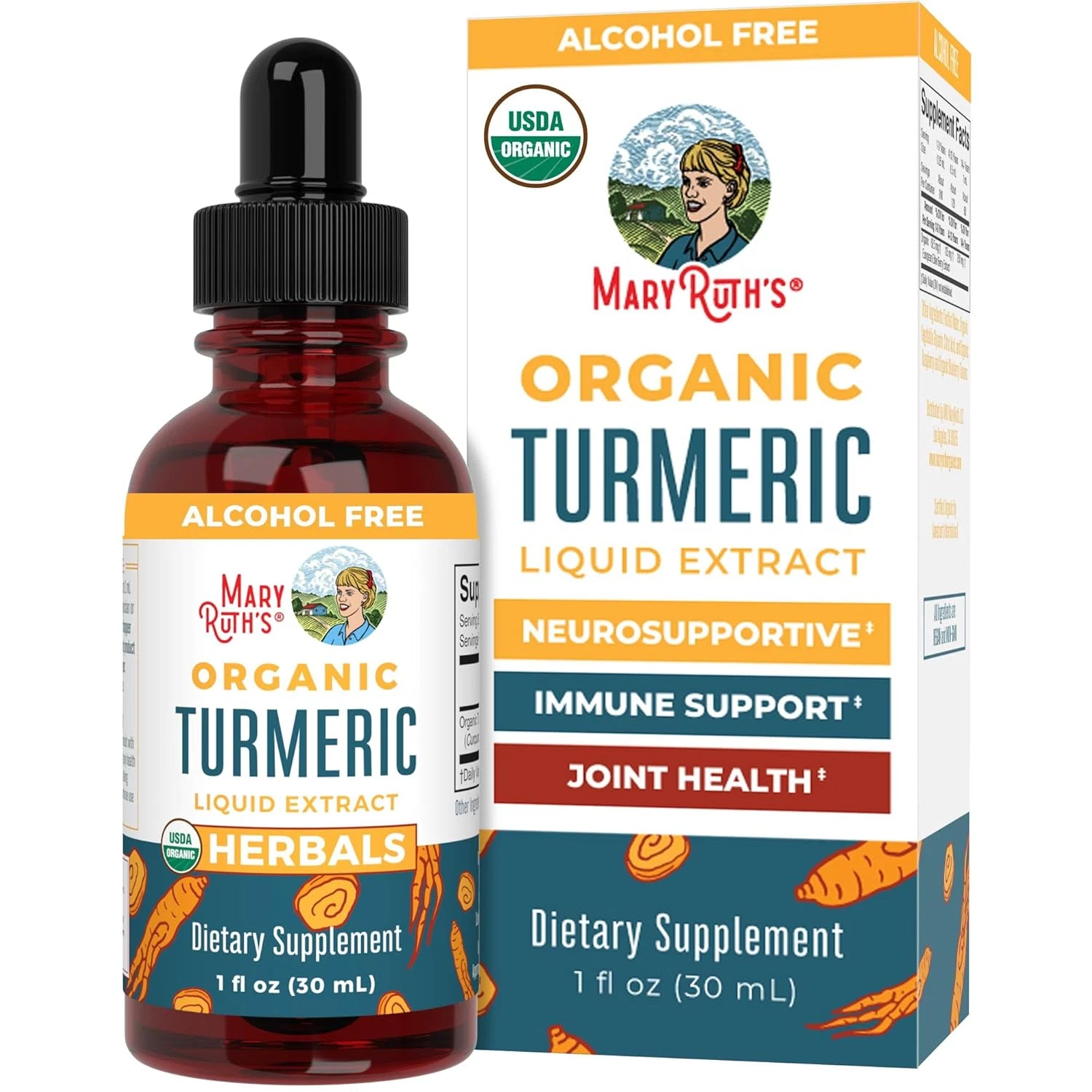 Turmeric Curcumin Liquid Drops Sugar Free | USDA Organic | Organic Turmeric S...