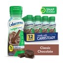 12 Count Glucerna Hunger Smart Shake, Rich Chocolate, 10-fl-oz Bottle