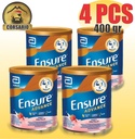 Pack x 4- ENSURE-ADVANCE FOOD SUPPLEMENT STRAWBERRY (400 GRS) 14.11oz