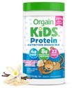 2 pac Orgain Kids Protein Powder Shake Mix, Vanilla Bean Ice Cream -8g Grass-Fed