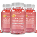 Calcium Magnesium Zinc Gummies Magnesium Glycinate for Stress Bone Muscle