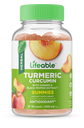 Lifeable Turmeric Curcumin - Great Tasting Peach Flavor Gummy - 90 Count