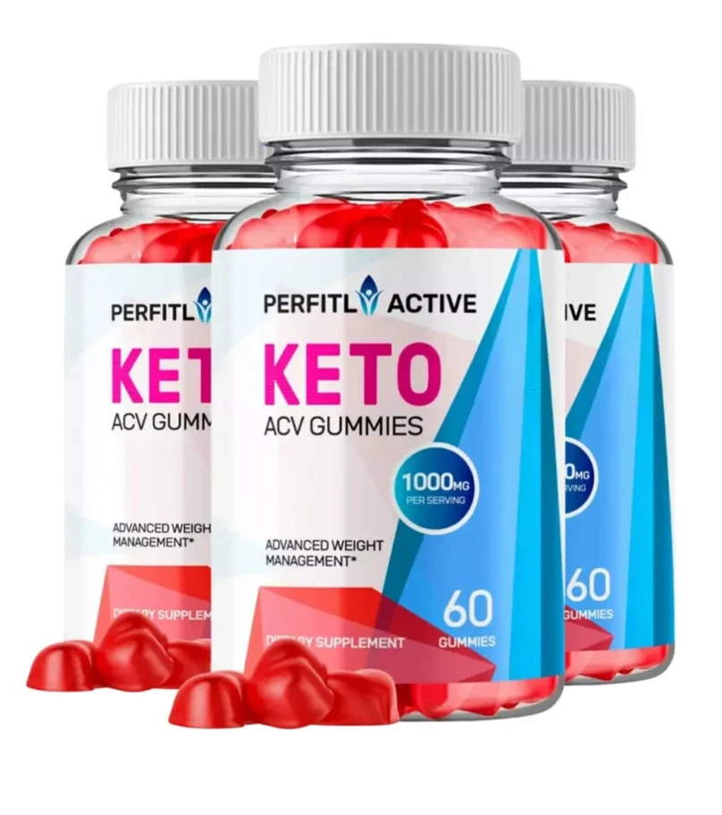 Perfitly Active Keto ACV Gummies Advanced Weight Management (180 Gummies) 3-Pack