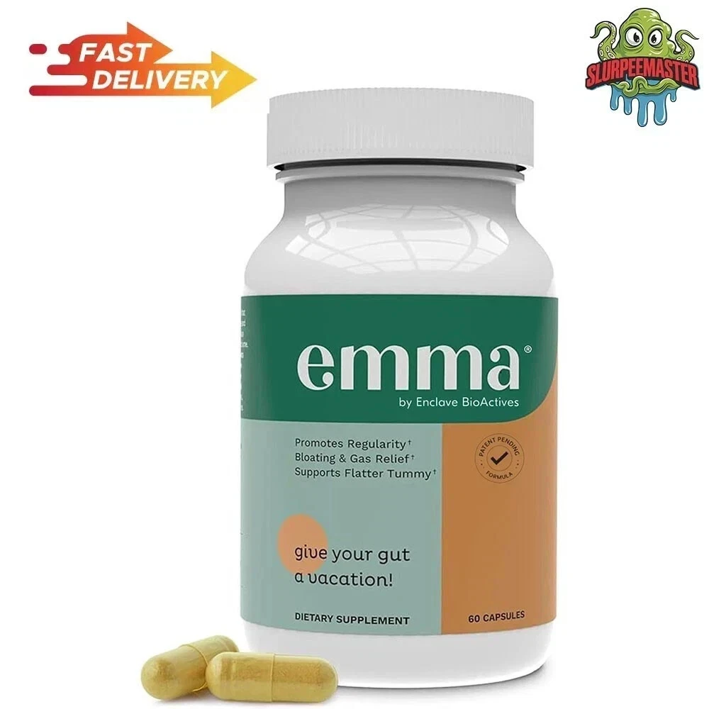 Emma Relief Supplement Konsciens Keto for Gut Bloating 60 Capsules Exp 2026