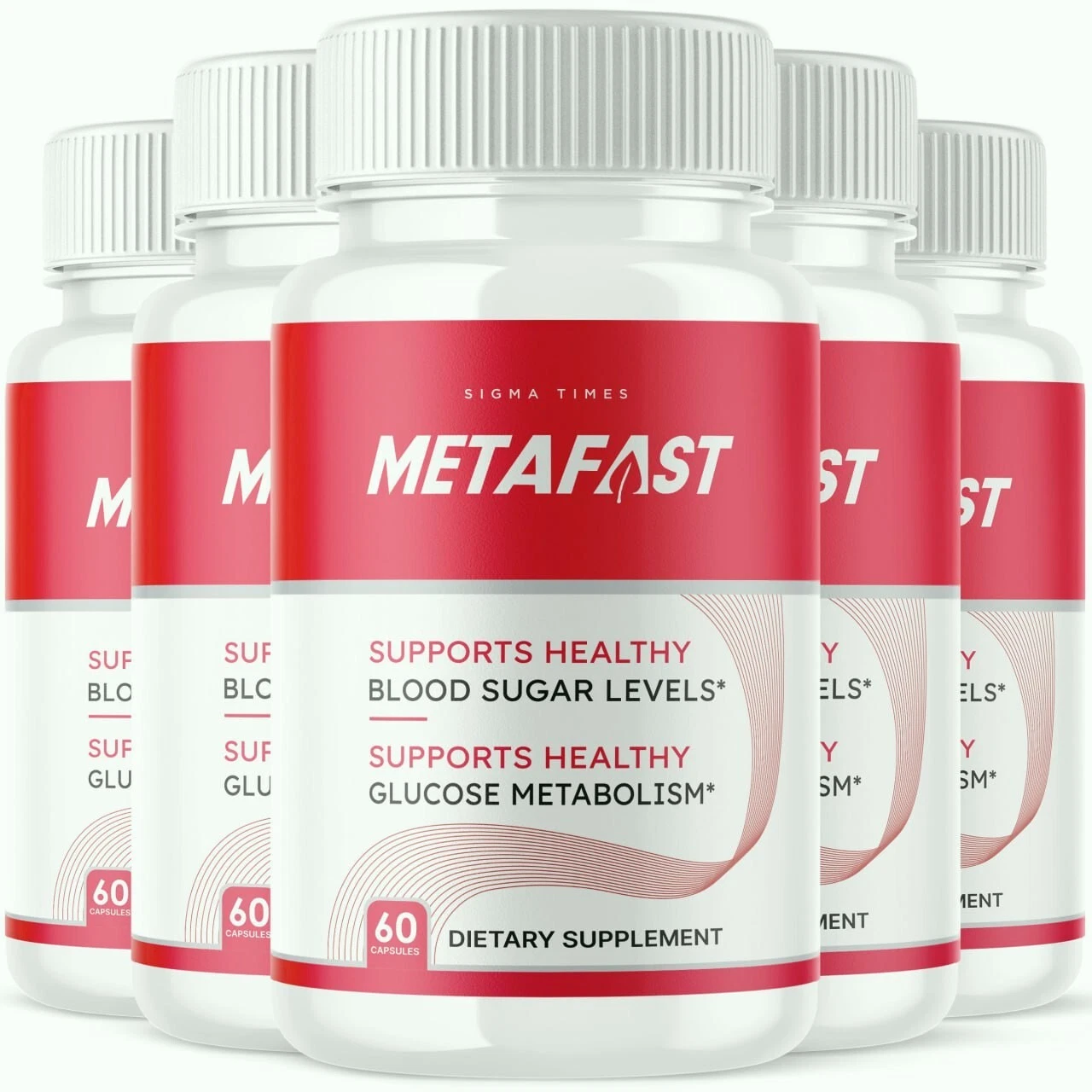 (5 Pack) Metafast Dietary Supplement to Support Healthy Blood Sugar Levels