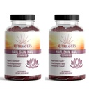 Hair, Skin & Nails Gummy, with Biotin - Dietary Supplement - 60 Gummy, Pack of 2