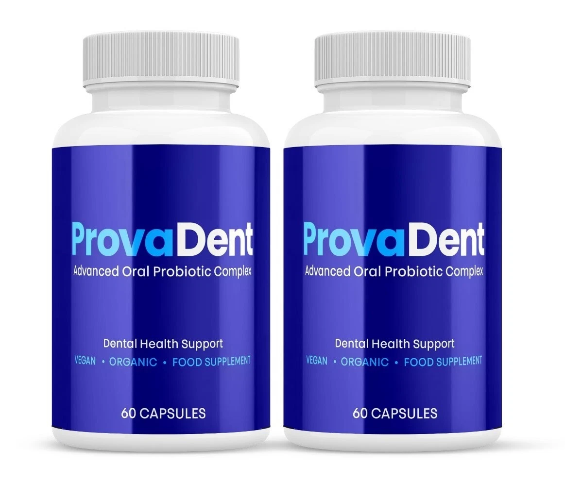 (2 Pack) ProvaDent Oral Probiotic Support Healthy Teeth and Gums (120 Capsules)