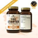Heart & Soil Fire Starter High Stearic Acid 500mg 180 Capsules