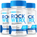 (3 Pack) Rock Werx Male Pills, Maximize Energy, Vitality & Stamina 180 Capsules