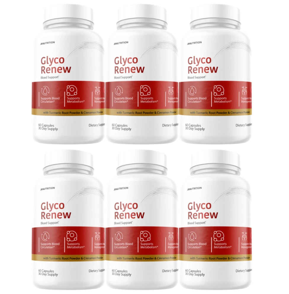 Glyco Renew - Blood Support Dietary Supplement (6 Pack)