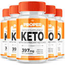 (5 Pack) Proper Keto Pills, Proper Keto Weight Loss Support (300 Capsules)
