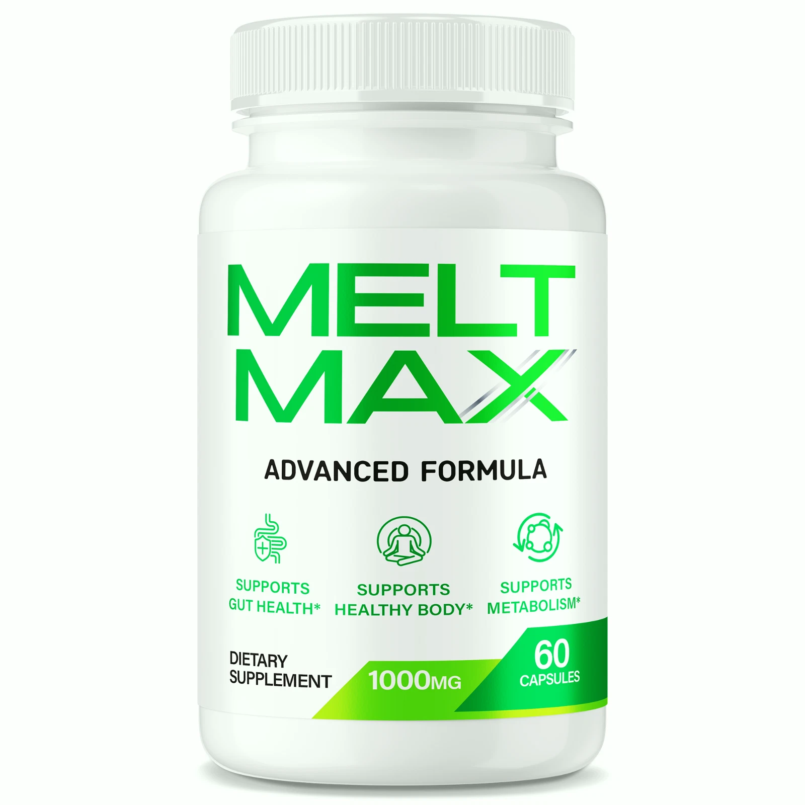 Melt Max Capsules, Advanced Formula for Weight Loss Support 60 ct