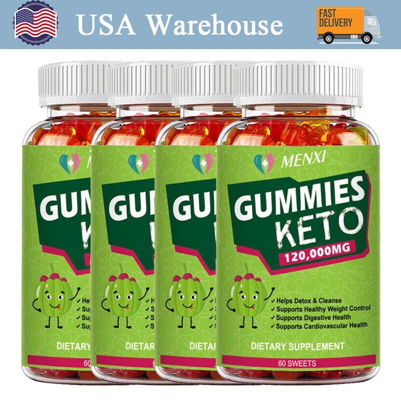 120,000mg Keto Diet Gummies Suppress Appetite Weight Loss Burning Fat Supplement