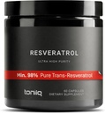 Ultra High Purity Resveratrol Capsules - 98% Trans-resveratrol - Highly P