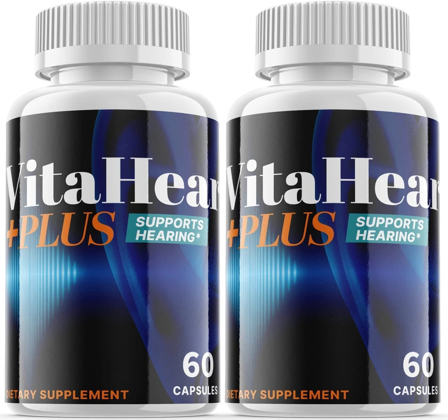 2-Vitahear Plus, Hearing Health Supplement Support for Ear Structure - 120 Pills