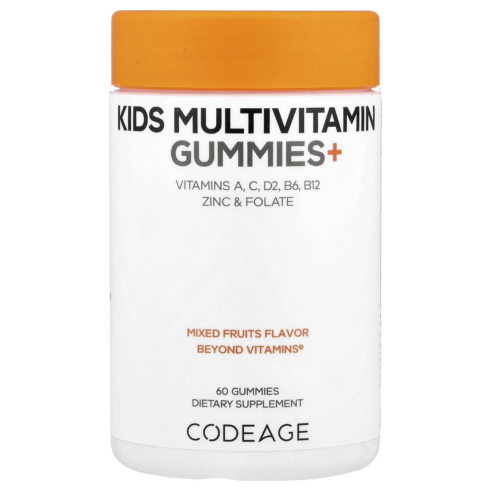 Kids Multivitamin Gummies+, Mixed Fruits, 60 Gummies