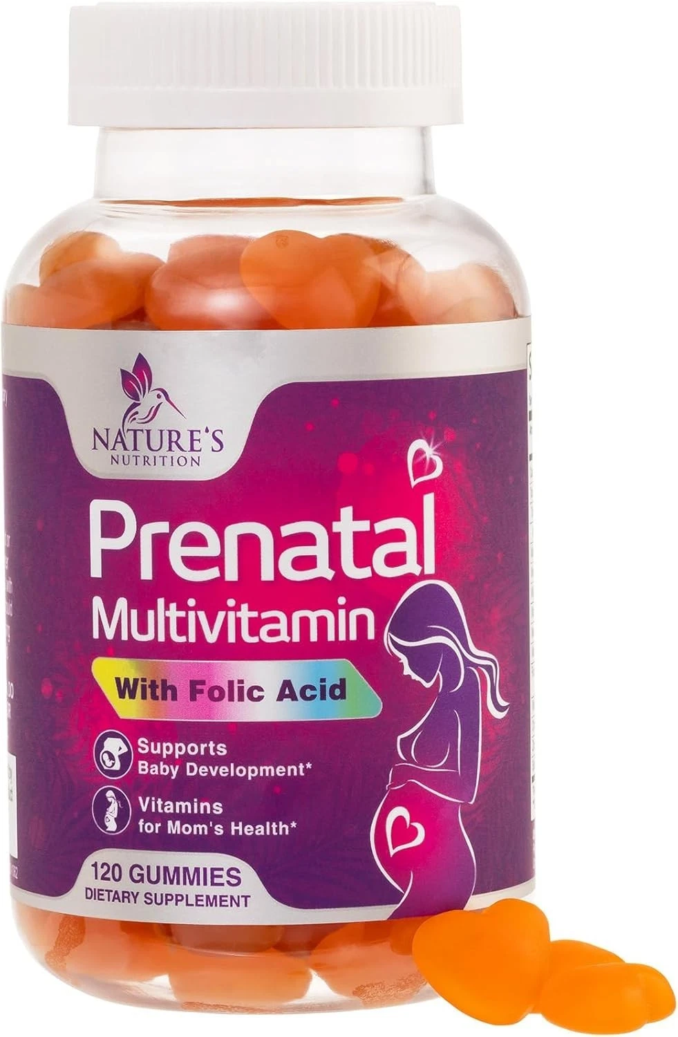 Prenatal Vitamins for Women Gummies and Folic Acid - 1335 mcg Pregnancy Vitamins
