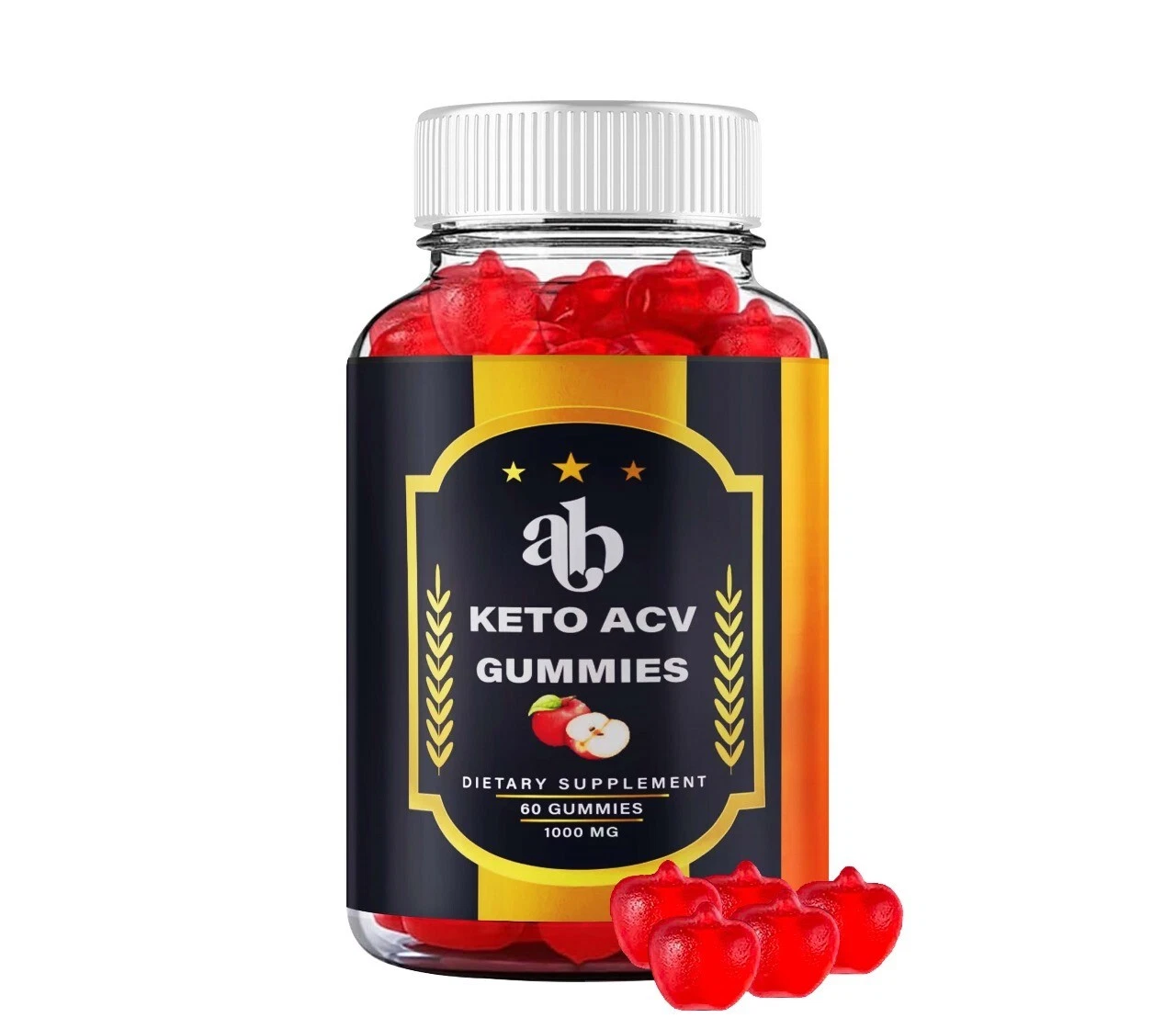 (1 Pack) AB Keto ACV Gummies, AB ACV Keto for Weight Loss Gummy