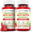 Slim Labs Keto Gummies - Slim Labs Keto ACV Gummys Weight Loss ORIGINAL - 2 Pack