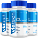 (3 Pack) Viatech Men Pills, Maximize Energy, Vitality & Stamina 180 Capsules