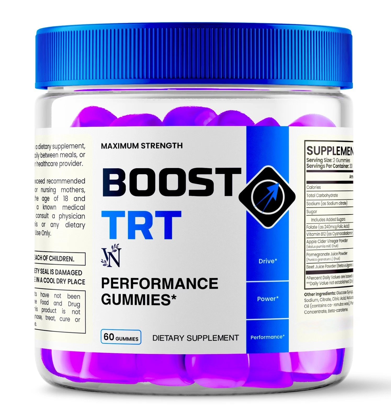 Boost TRT Gummies, BoostTRT Performance Gummy for Male Performance 60ct