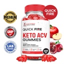 Quick Fire Keto ACV Gummies 1000MG Apple Cider Vinegar 60 Gummys