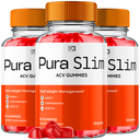 Pura Slim ACV Gummies Total Weight Management & Boosts Energy (3 Pack)