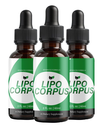 (3 Pack) Lipo Corpus Health Supplement, LipoCorpus Advanced Drops