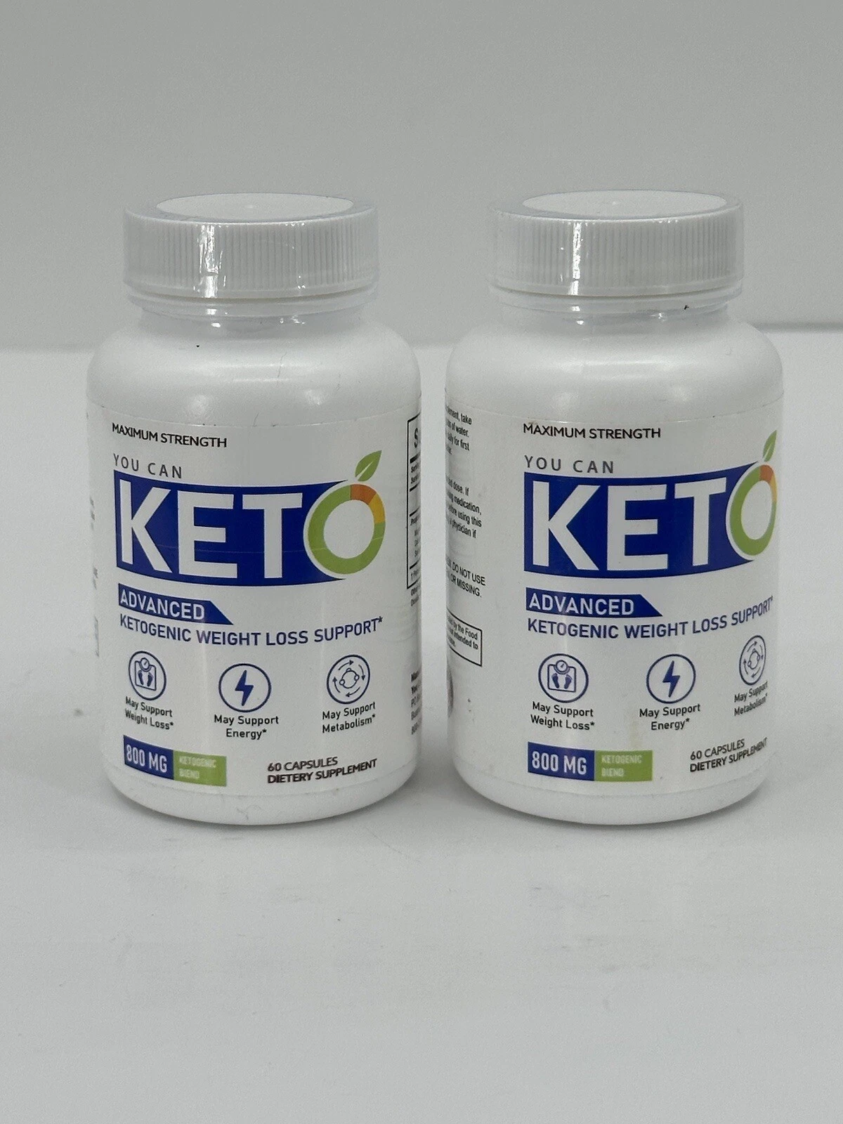 YouCan Keto Advanced Weightloss Support 800 Mg Expiration 11/25 (2 Bottles)