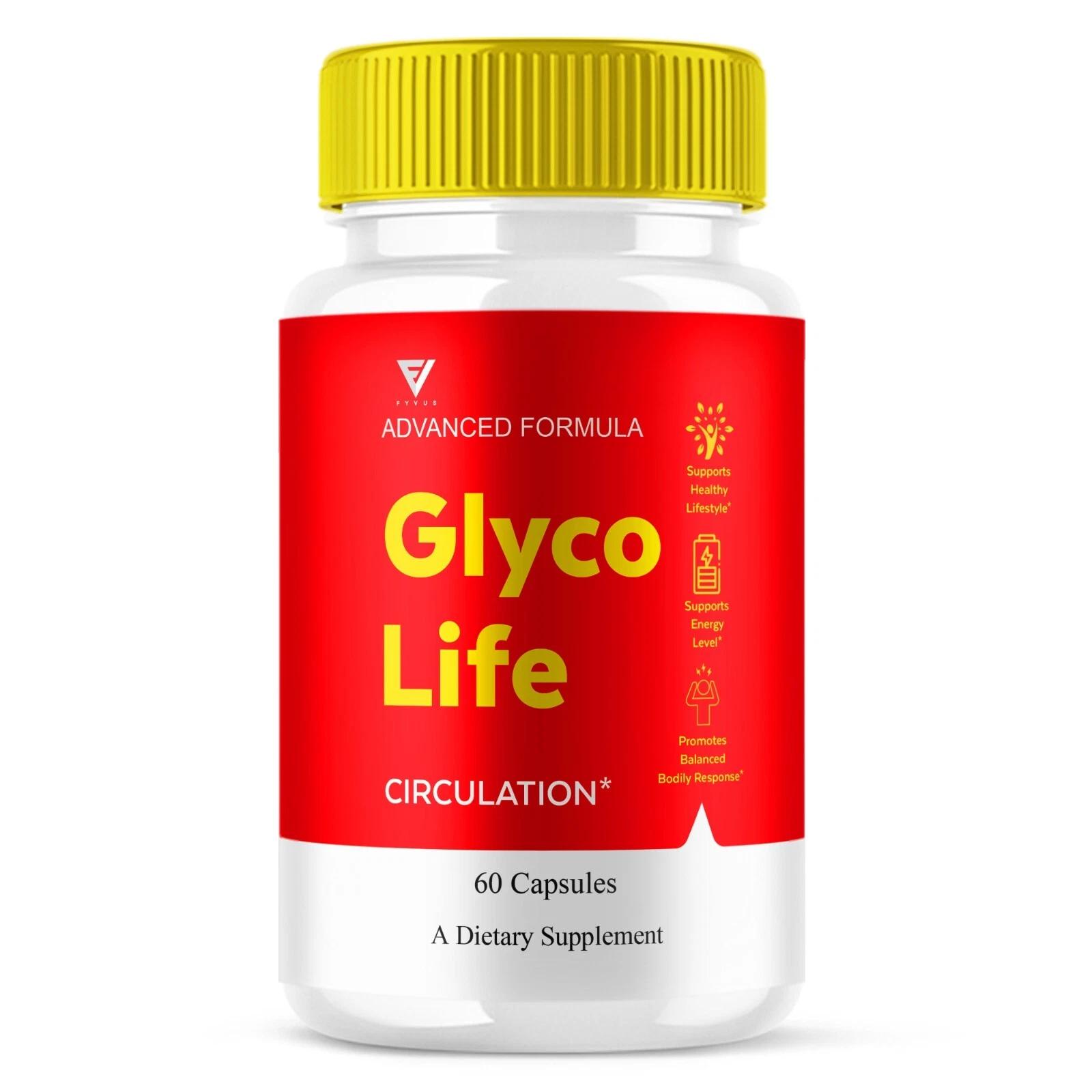 Glyco Life Blood Support Supplement, GlycoLife Advanced (60 Capsules)