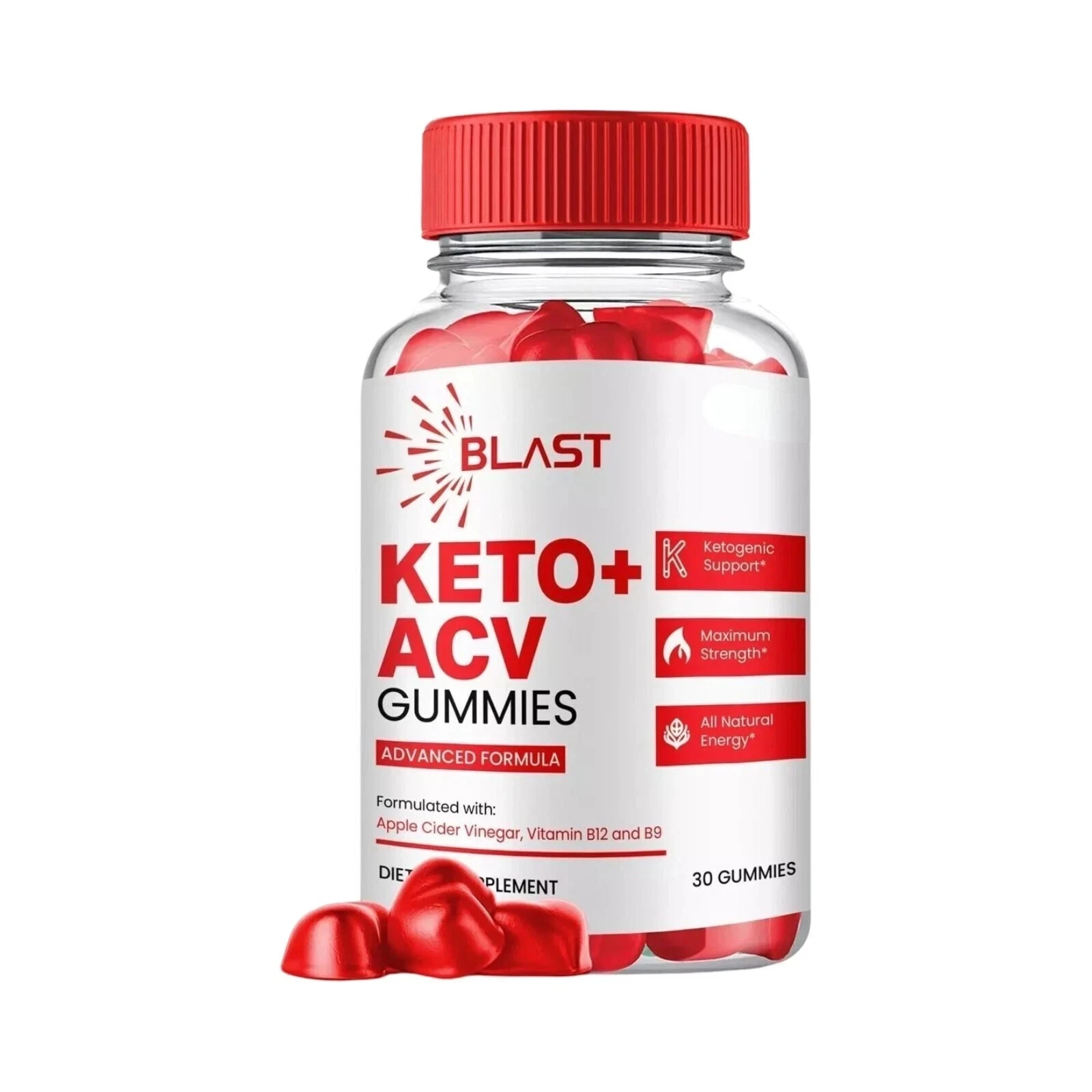 Blast Keto ACV Gummies - Blast Keto Gummies for Weight Loss - 60 Gummies