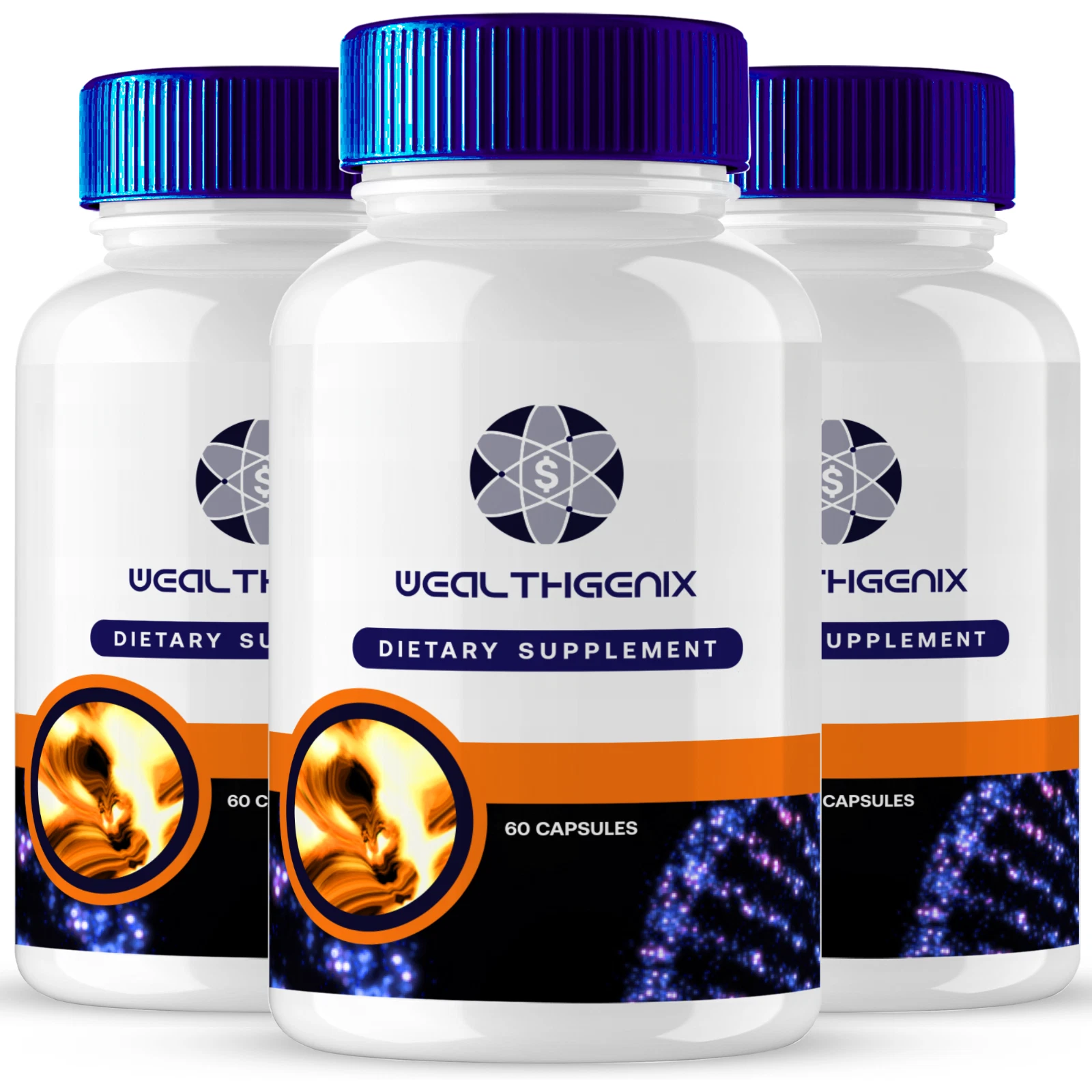 Wealthgenix Supports Cognitive Health, Wellness and Enhances Memory (3 Pack)