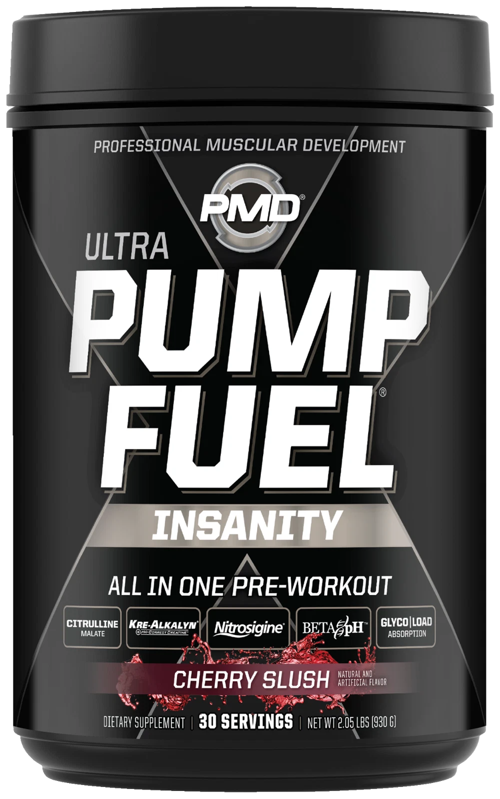 PUMP FUEL ULTRA INSANITY GLYCO LOAD PRE WORKOUT - CHERRY SLUSH (30 Servings)