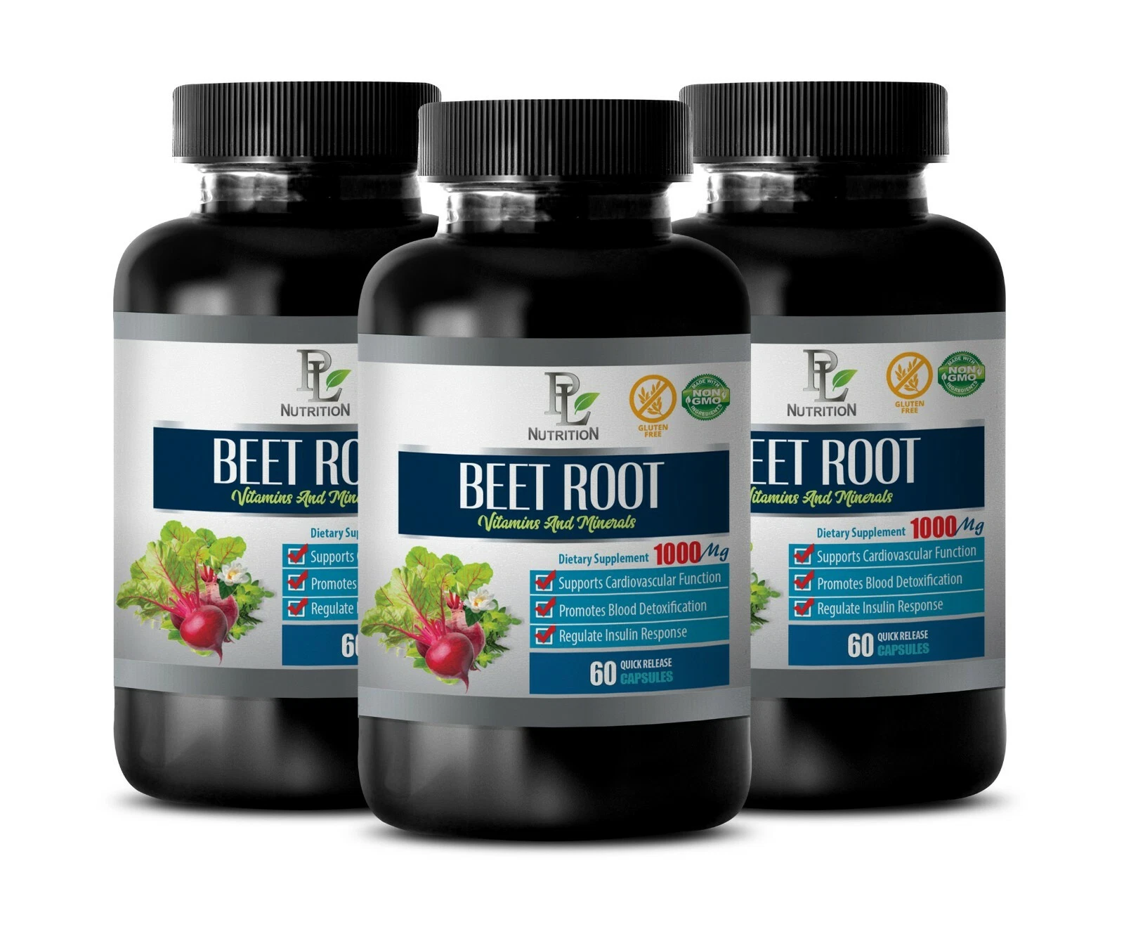 critical supporter digestion - BEET ROOT - antioxidant anti aging 3 Bottles