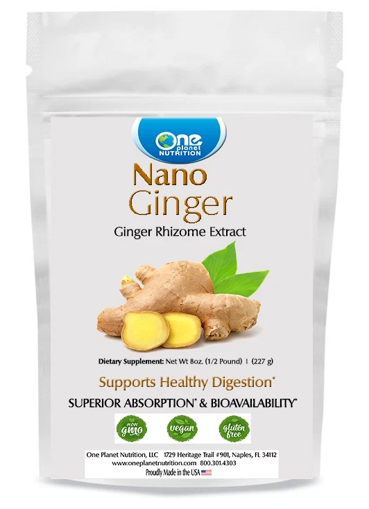 One Planet Nutrition Nano Ginger Powder - 8 oz (227 Servings)