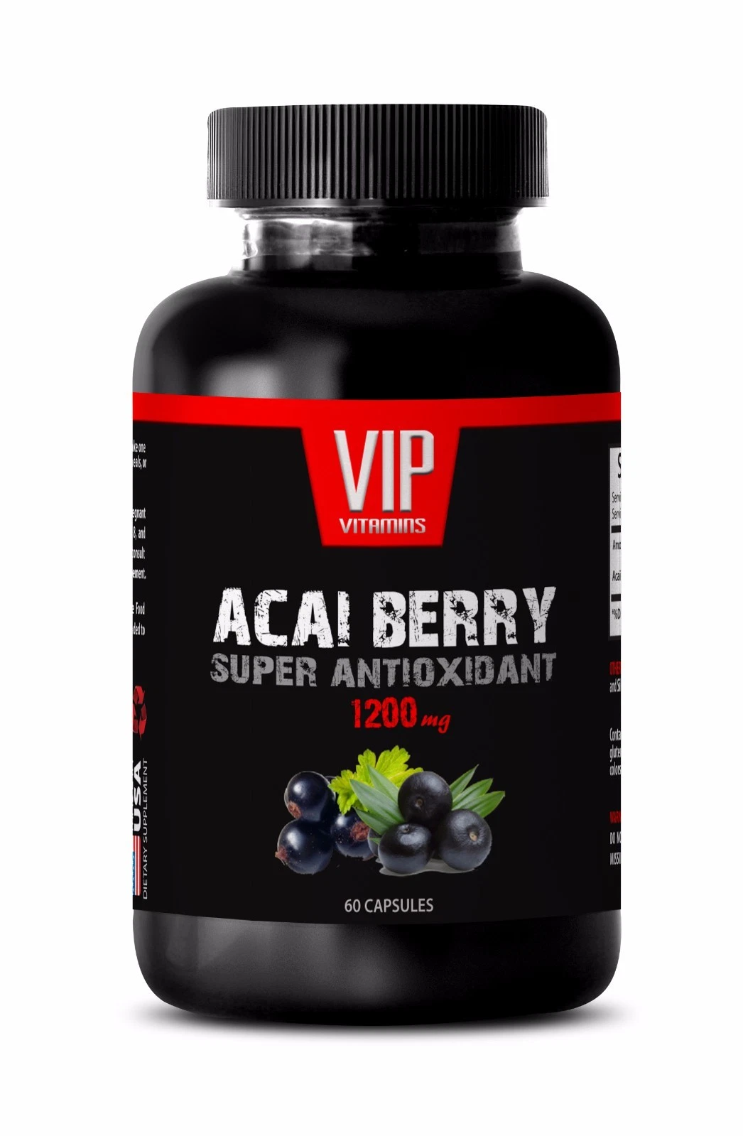 Acai berry diet - PURE ACAI BERRY 1200MG - weight loss for women - 1 Bottle