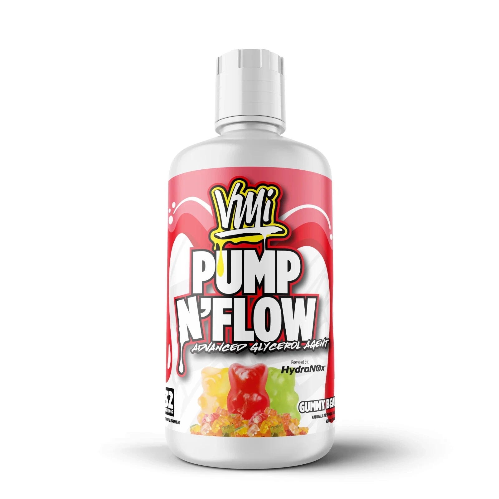 VMI Sports Pump N Flow 32 oz Gummy Bear