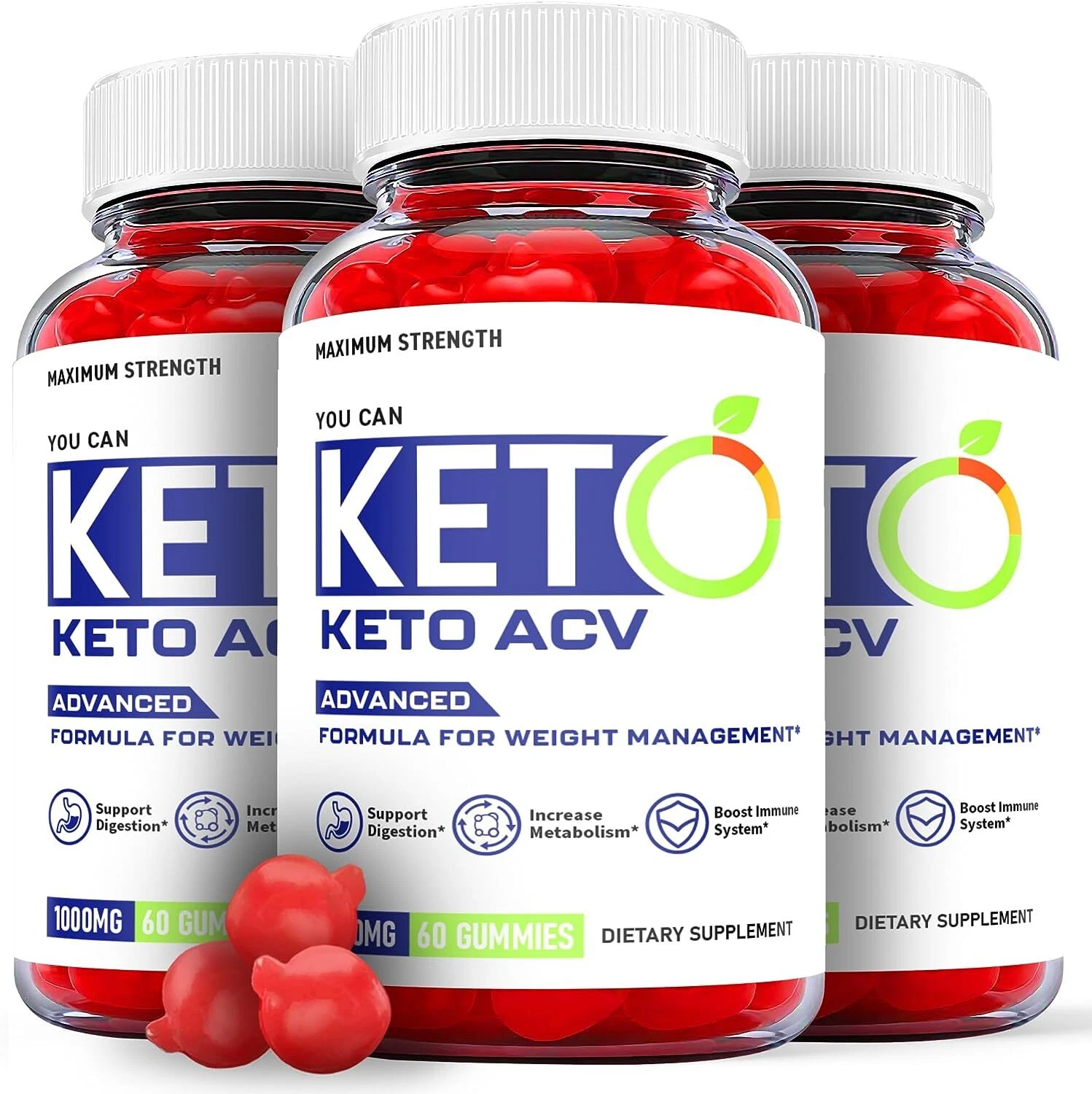 You Can Keto Gummies - You Can Keto ACV Gummys For Weight Loss OFFICIAL - 3 Pack