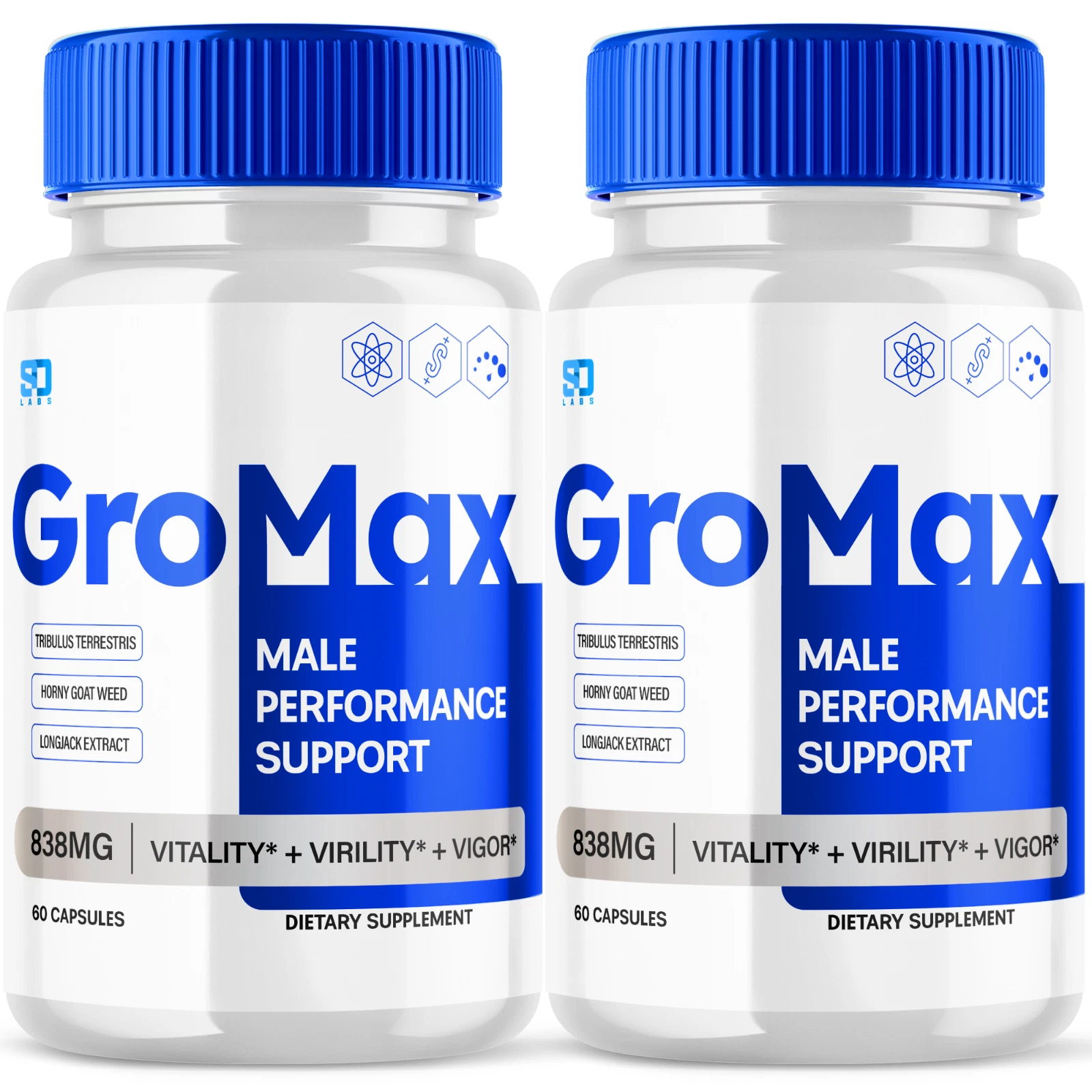 Gromax Capsule- Enhance Endurance and Energy for Men (2 Pack)