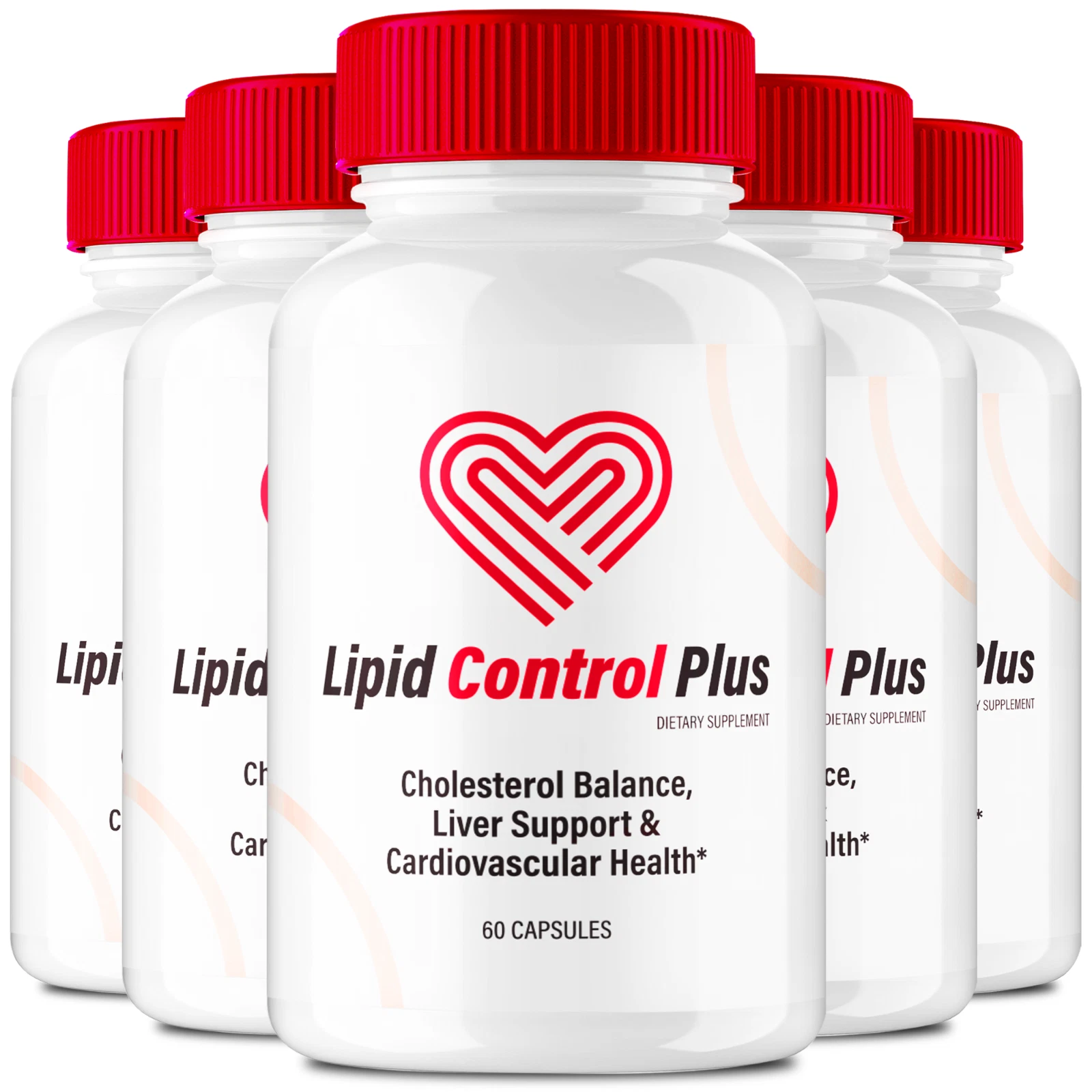 (5 Pack) Lipid Control Plus Blood Capsules, Healthy Circulation & Stable Levels