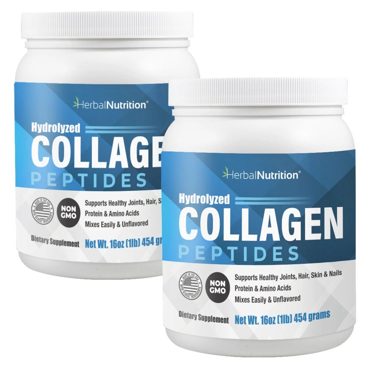 Two Pack - Collagen Peptides Powder Vital Proteins For Bones, Joints Skin !