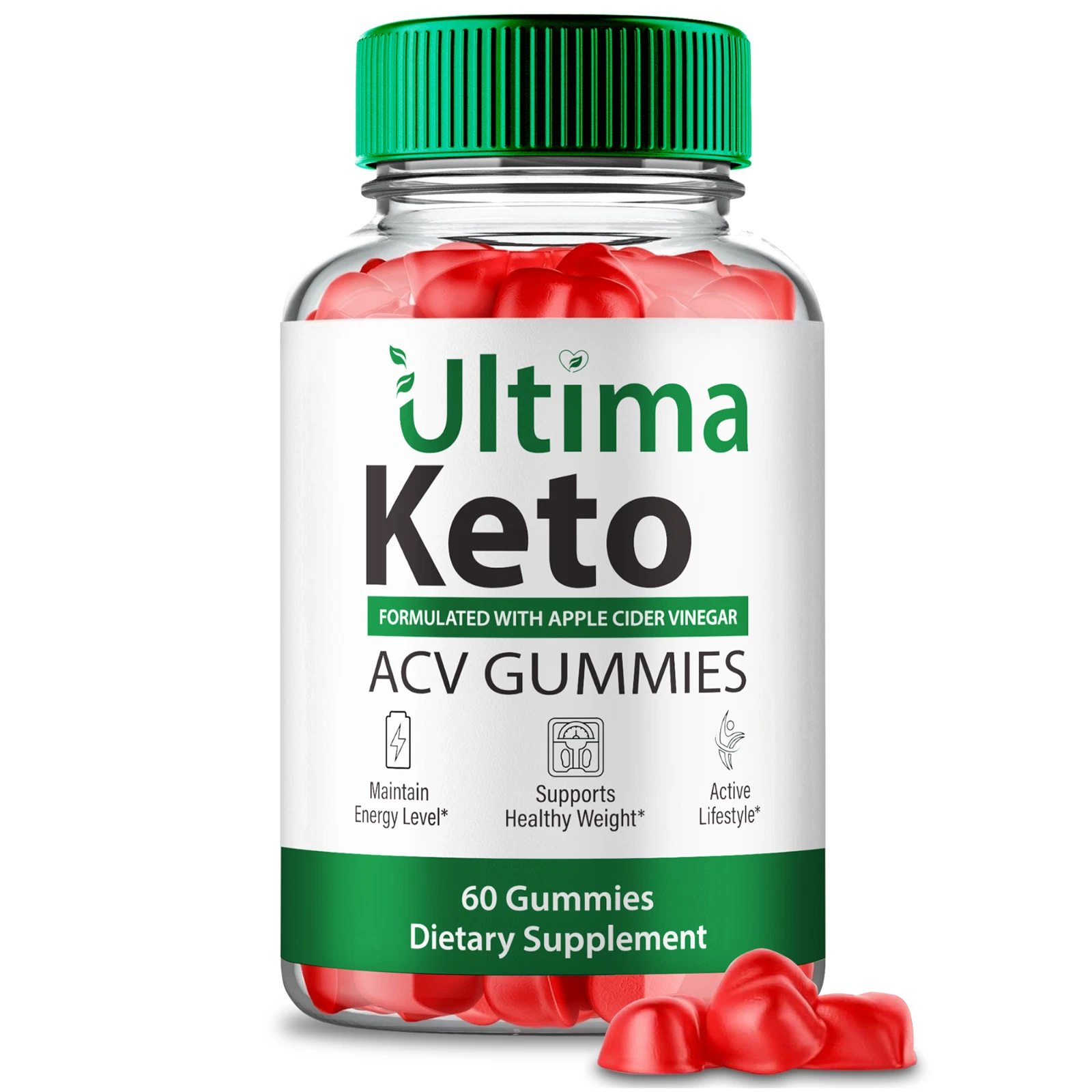 Ultima Keto ACV Gummies - Advanced Fat Burning Formula for Weight Loss 60ct