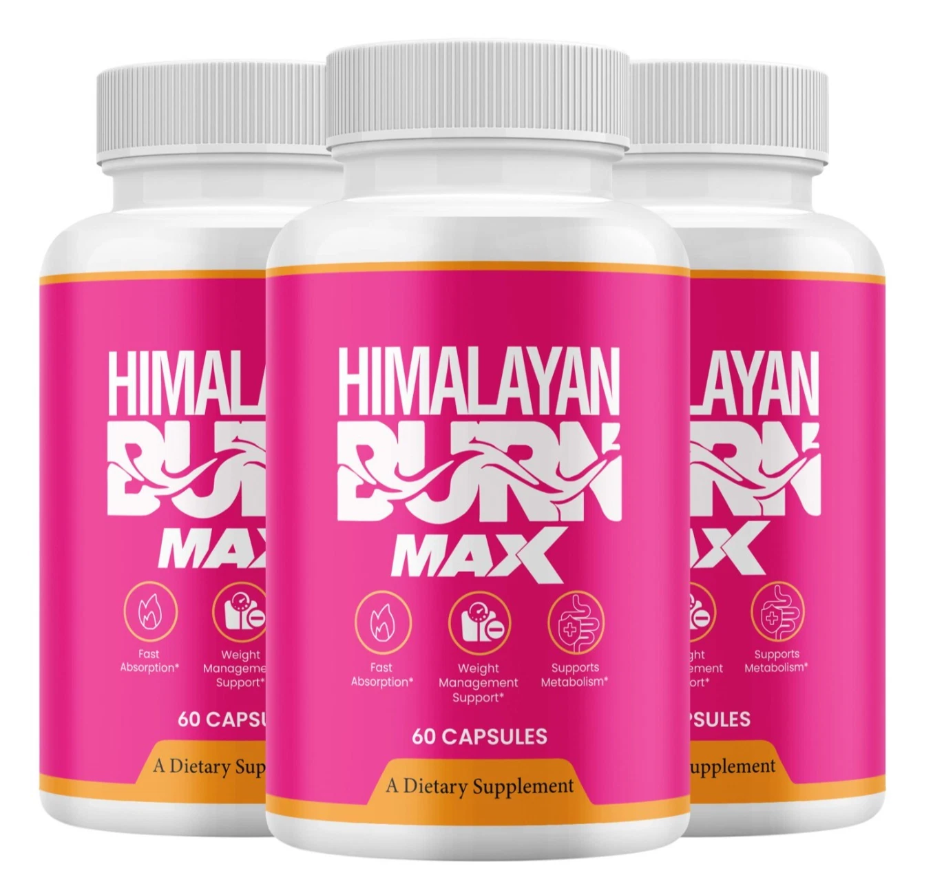 (3 Pack) Himalayan Burn Max Capsules, Himalaya Burn Max Advanced Supplement