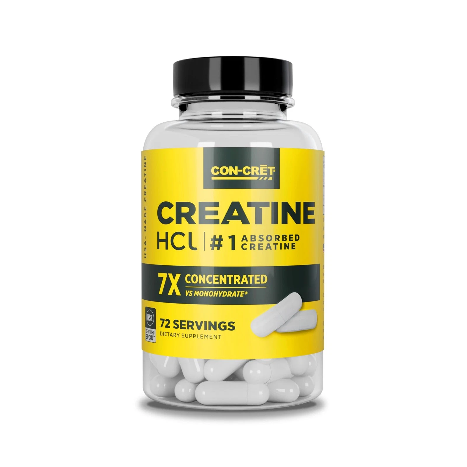 ProMera Sports CON-CRET 750mg Creatine Capsule - FID47586 (72 Count)