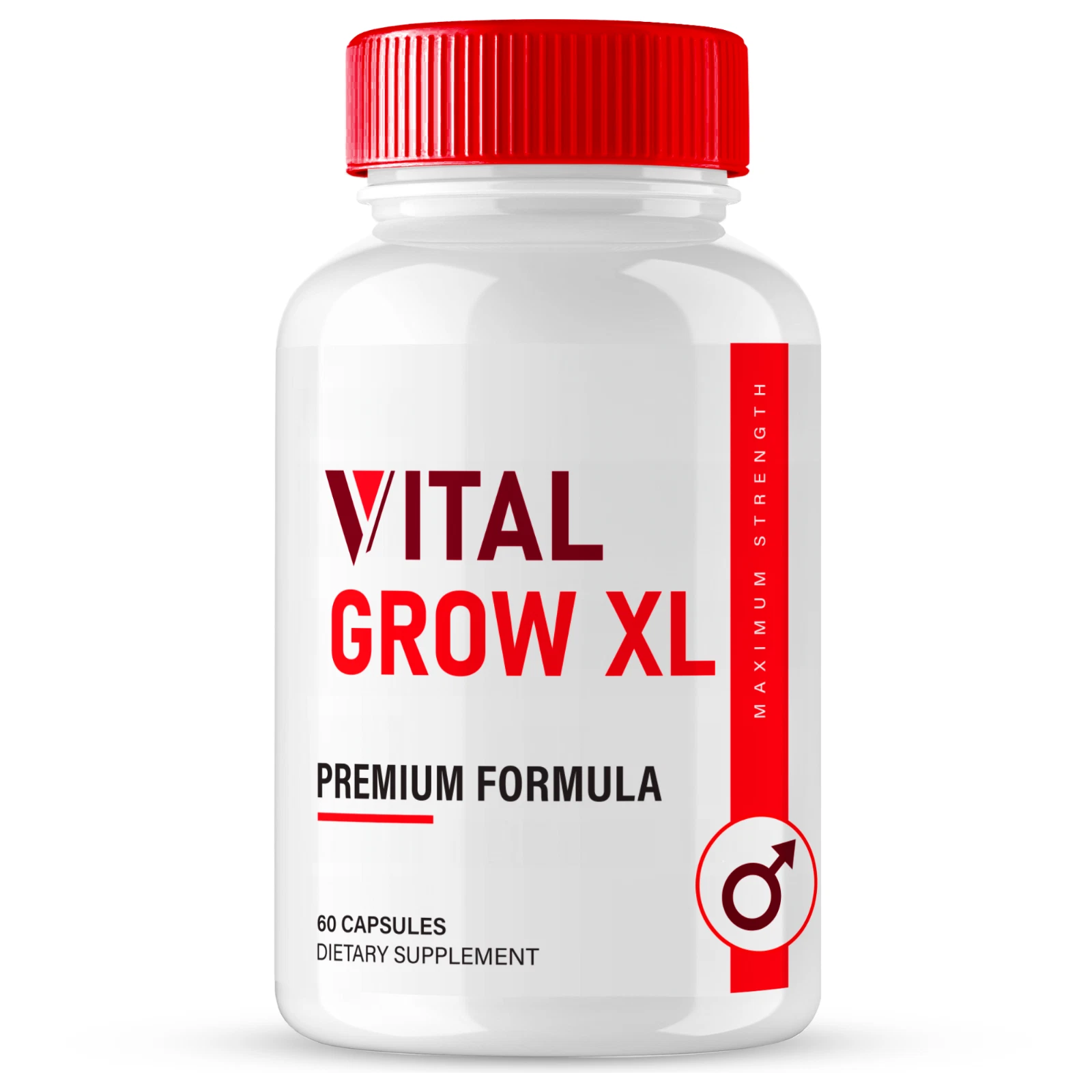 Vital Grow XL Capsules for Men - Max Strength Male Supplement Pills 60ct