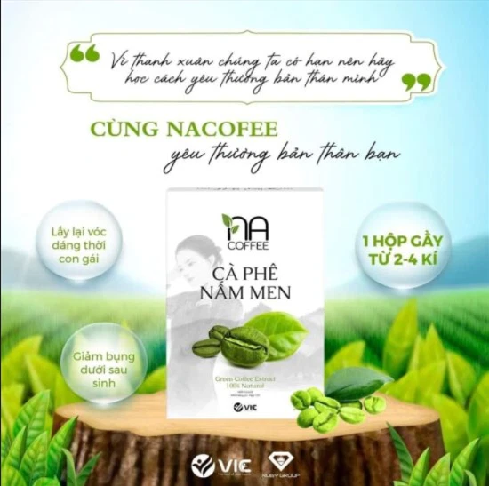 1x Na Coffee Ca Phe Nam Men – Weight loss for Slim body 100% herbal - Giam can