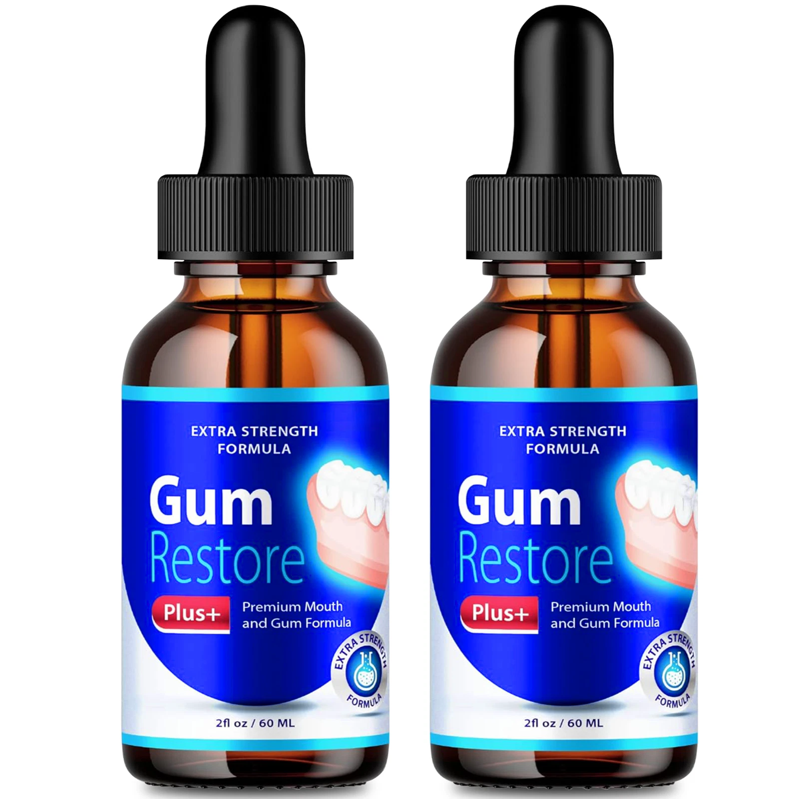 Gum Restore Supplement for Maximum Strength - Official Formula (2 pack)